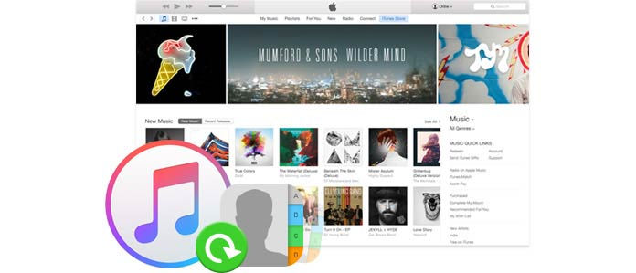 Ripristina i contatti da iTunes