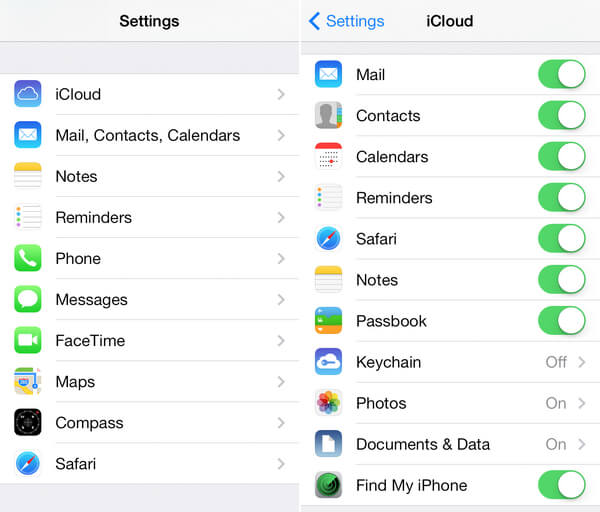 Maak een back-up van iPhone Safari