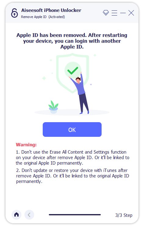 Odstraňte Apple ID a účet iCloud