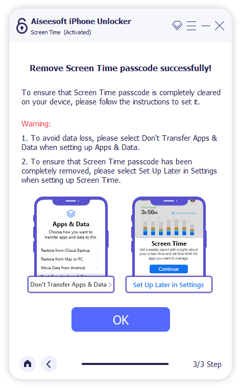 Удалить экран время Пароль iOS 12