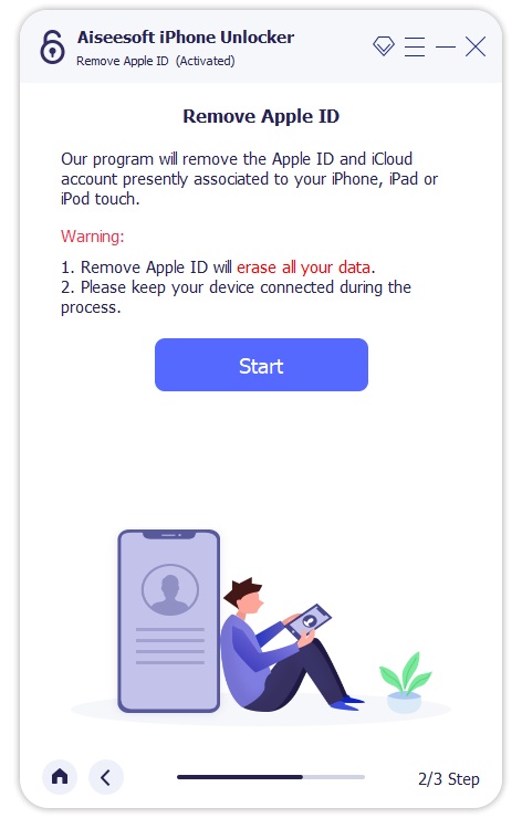 開始刪除Apple ID