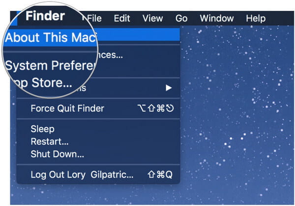 About This Mac