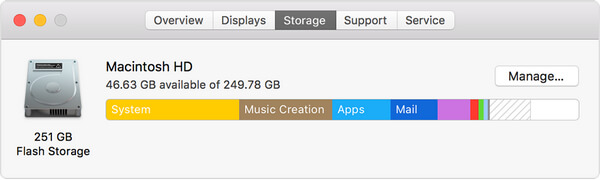 macOS Sierra Mac-opbevaring