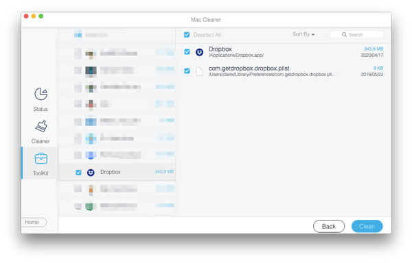 Dropbox scannen