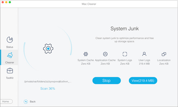 Scan system junk