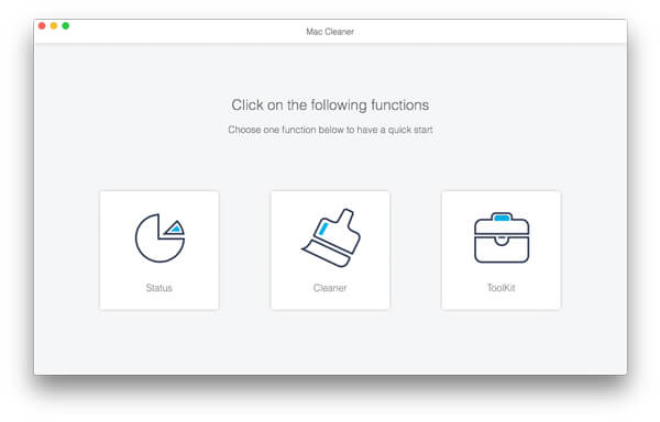 Интерфейс Mac Cleaner