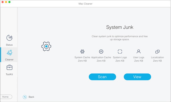 System Junk Interface