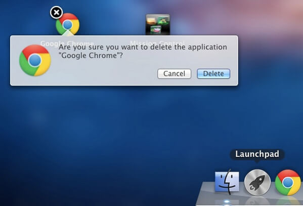 LaunchPad ile Mac'te Uygulamayı Kaldır