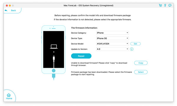 Reparere IOS-systemet