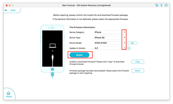 Reparera IOS-systemet