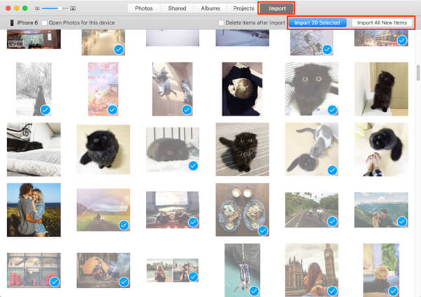 Import Photos from iPhone to Mac via Photos App