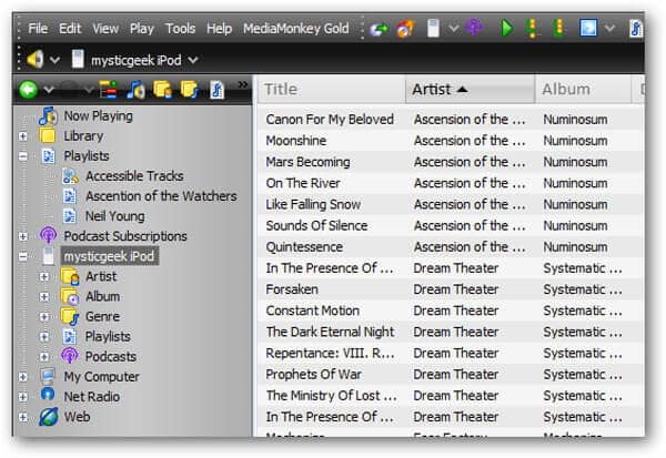 Sätt musik till iPod med MediaMonkey