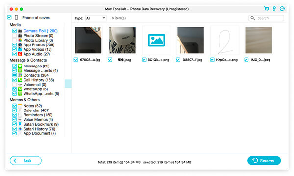 Fonelab obnovuje smazané soubory ze záložního souboru iCloud
