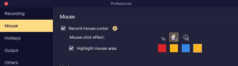 Mouse Setting