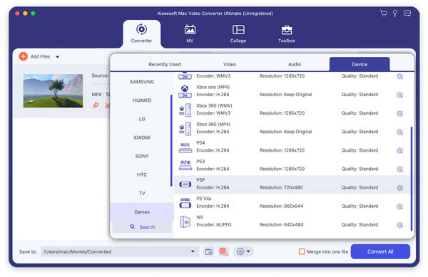 PSP Profile