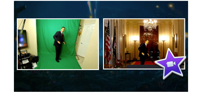 iMovie 11的绿屏效果