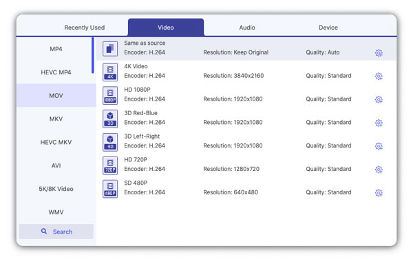 Convert MXF to ProRes MOV