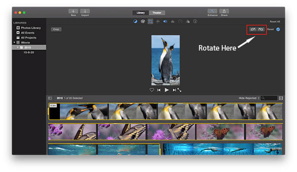 Rotate iMovie