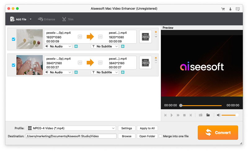 Aiseesoft Mac Video Enhancer for Mac 9.2.36.133287 破解版 视频增强软件