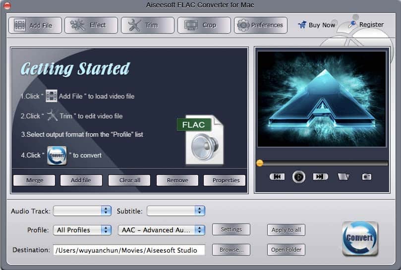 Aiseesoft FLAC Converter for Mac software