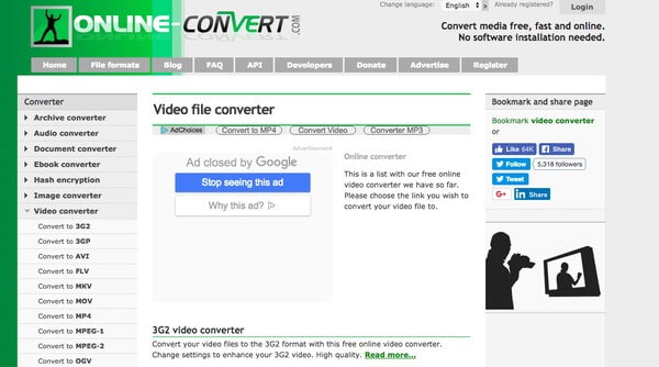 Convertire online