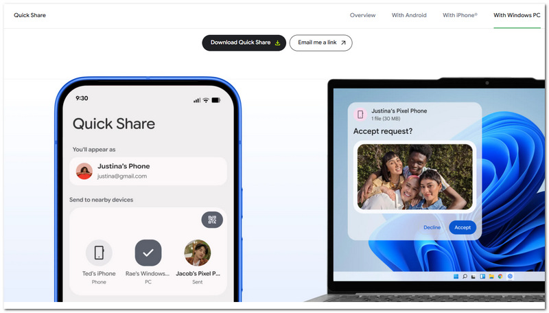 Quick Share File Transfer