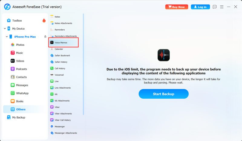 Transfer Voice Memos From Iphone Foneease Backup