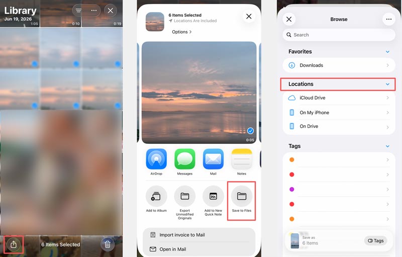 Transfer Photos From iPhone To Flash Drive Via Adapter