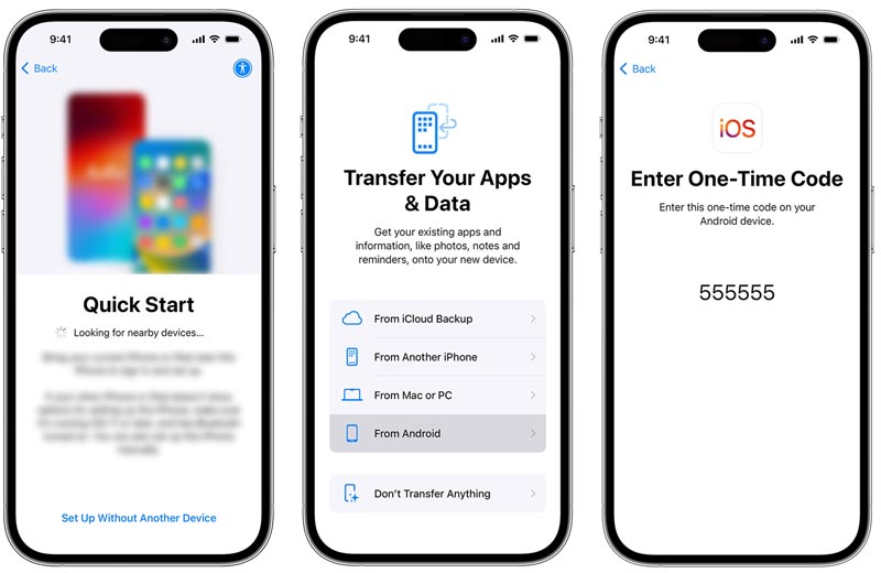 Set Up New iPhone Transfer Data From Android
