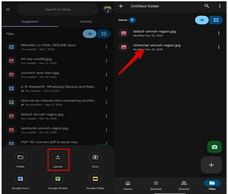 Click To Upload