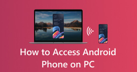 Πρόσβαση στο τηλέφωνο Android από υπολογιστή
