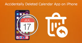 Náhodně smazaná aplikace Kalendář na iPhone