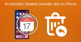 iPhone上意外删除的日历应用程序