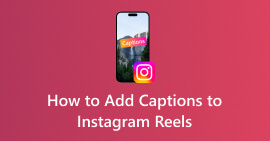 Aggiungi didascalia alla bobina di Instagram