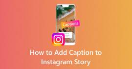 Voeg bijschrift toe aan Instagram-verhaal