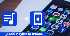 Aggiungi playlist a iPhone