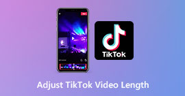 Säädä TikTok-videon pituus