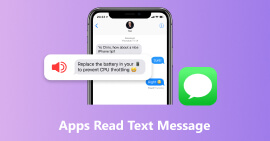 Appar läste textmeddelande