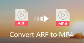 Hur konverterar ARF till MP4 / WMV