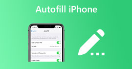 iPhone-automatisk udfyldning