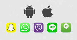 Üzenetkezelő alkalmazások iPhone / Android számára
