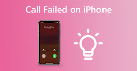 Opkald mislykkedes på iPhone