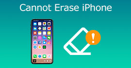 Cannot Erase iPhone