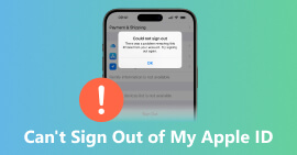 Can’t Sign Out of Apple ID