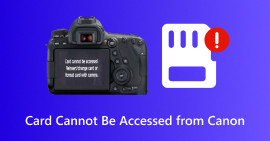 Card Cannot Be Accessed from Canon