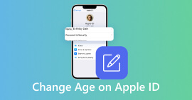 Muuta ikää Apple ID:llä