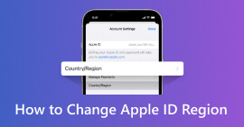 Ändra Apple-ID-landsregion