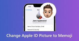 Zmień memoji obrazka Apple ID