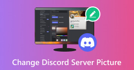 Изменить изображение сервера Discord