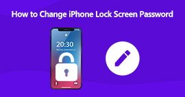 Изменить пароль экрана блокировки iPhone
